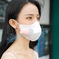 mini electric mask fan clip on wireless usb facemask fan portable for summer sports cooling air fresh filter face masking fans
