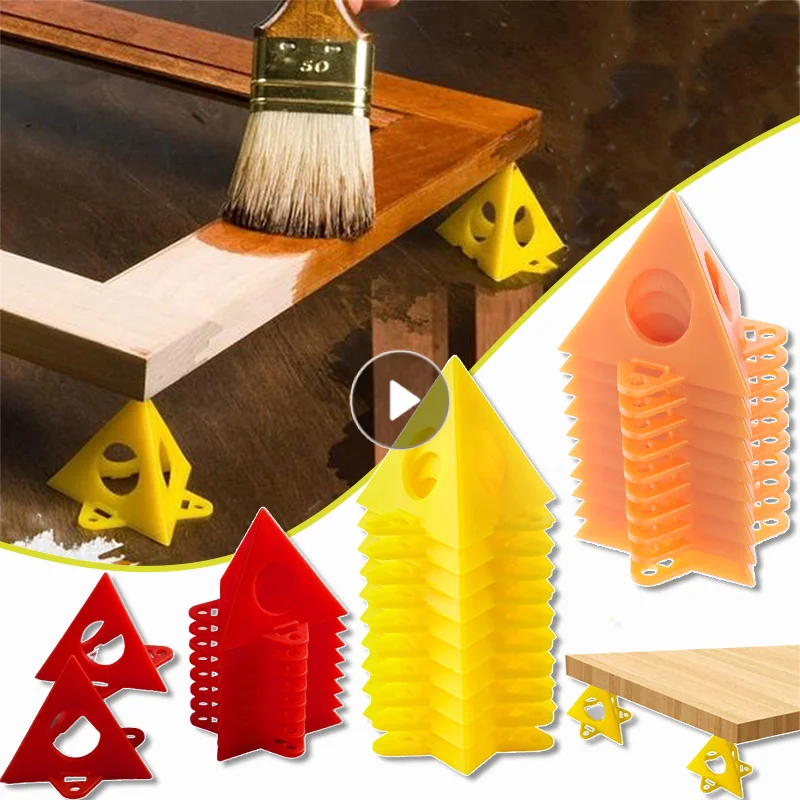 

Pyramid Stands Set Triangle Stands Paint Tool Triangle Paint Pads Feet for Woodworking Carpenter Accessories Paint Pads Tool Kit