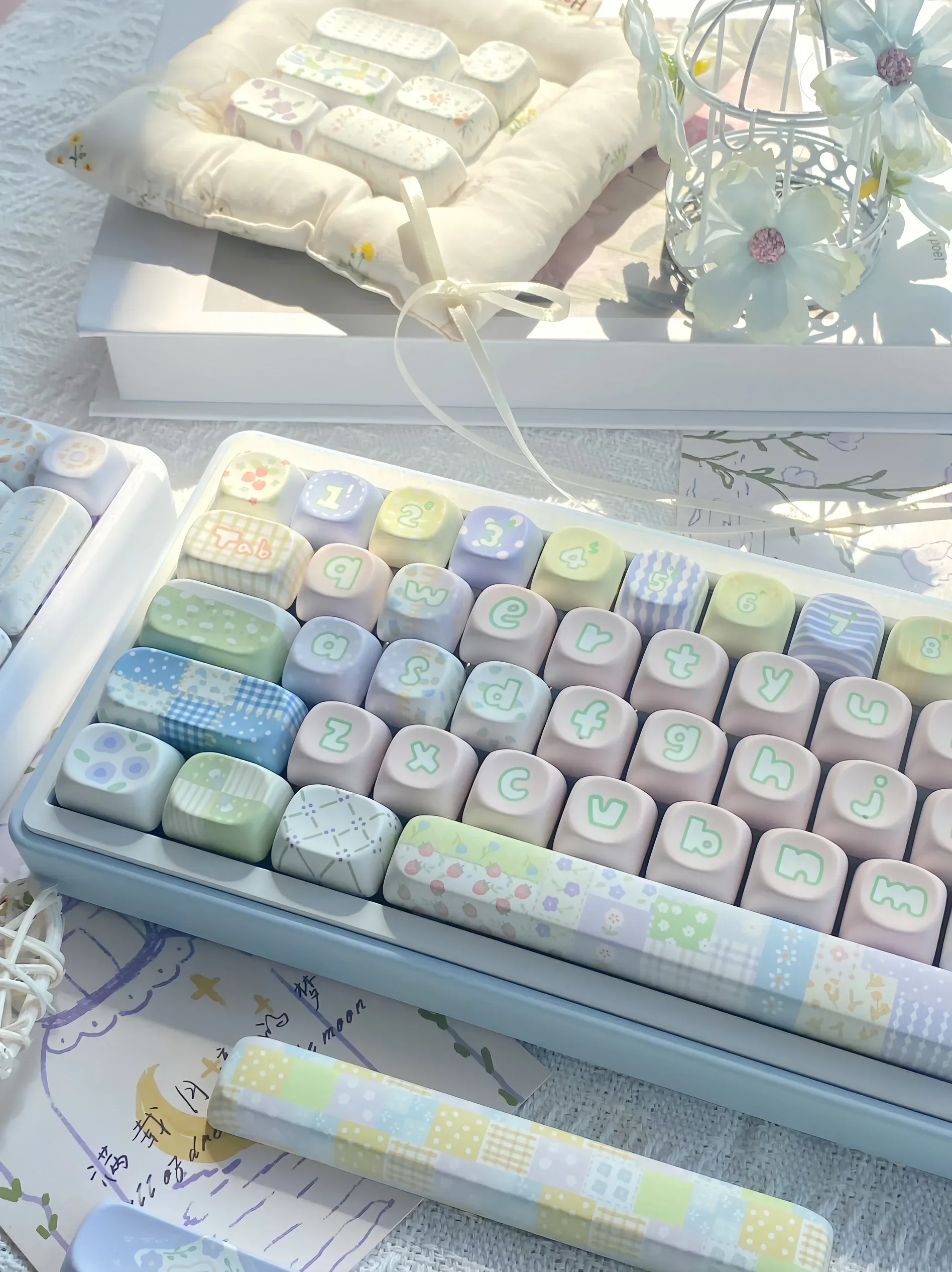 Колпачки для клавиш Alice милые колпачки MOA 140 PBT индивидуальный подарок сублимация