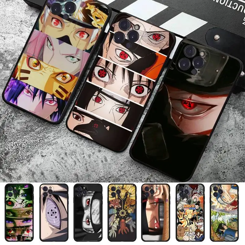 

BANDAI Naruto Lightning Sasuke Phone Case for iPhone 11 12 13 mini pro XS MAX 8 7 6 6S Plus X 5S SE 2020 XR case