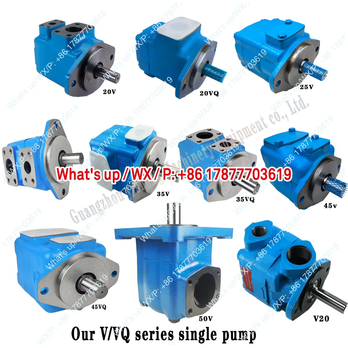 Фото Гидравлический насос V10 V20 20V 25V 35V 45V 2520VQ 3520VQ 4525VQ 4535VQ, двухсекционный лопастной гидравлический насос №2