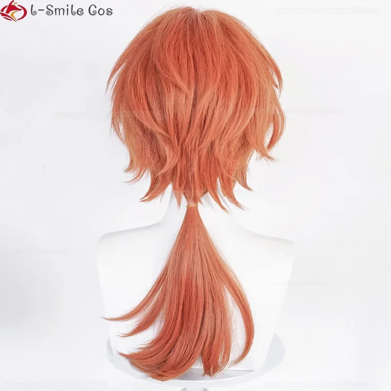 Парик Tsukinaga Leo длиной 60 см термостойкий для косплея по мотивам игры рыцари Orange