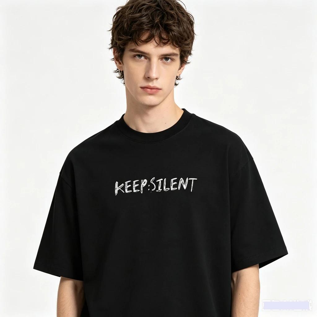 Футболка K-pop Star Same T-shirt с надписью BACK Letter KEEP SILENT, 2N1Shirt, пуловеры для женщин и мужчин, летняя хлопковая футболка оверсайз в корейском стиле (art.: 3920cc73e2a32) - 3920cc73e2a32