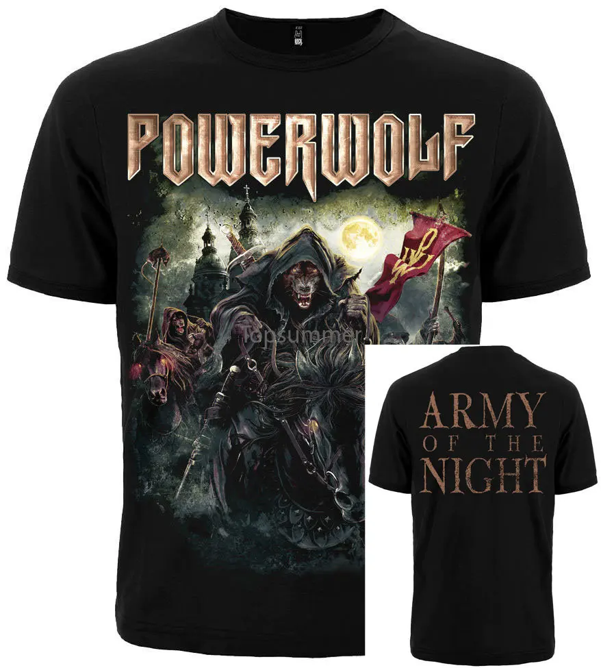 

T-Shirt Powerwolf The Metal Mass". New.Different Size. A Metal Nation Band