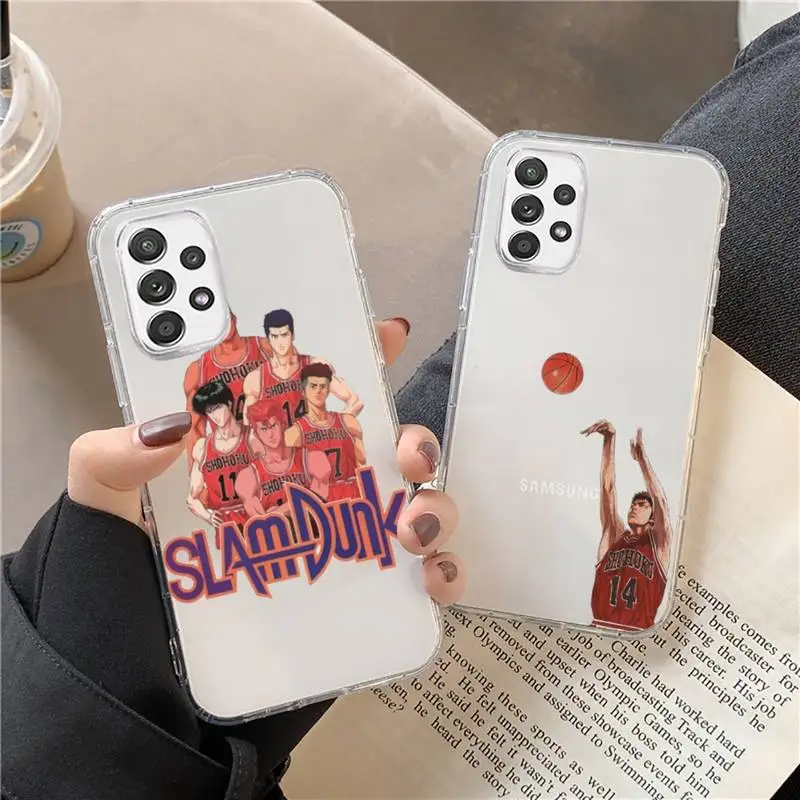 

Slam Dunk anime Phone Case Transparent For Huawei P20 P30 P40 honor mate 8X 9X 10i Pro Lite