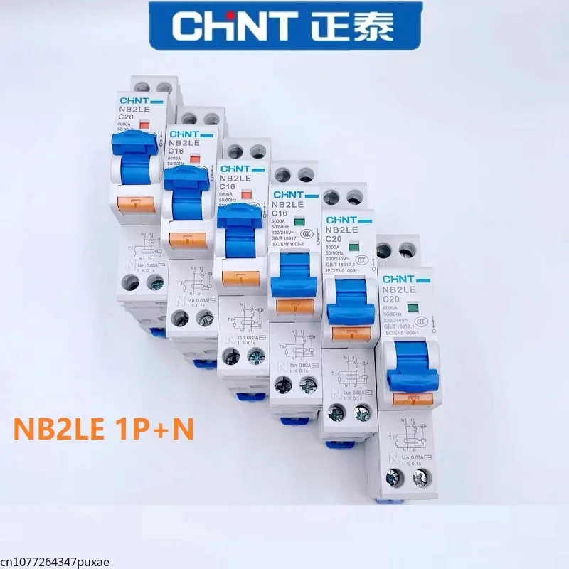

CHINT NB2LE 1P + N защитный выключатель от утечки автоматический выключатель NB2 AC Тип RCBO