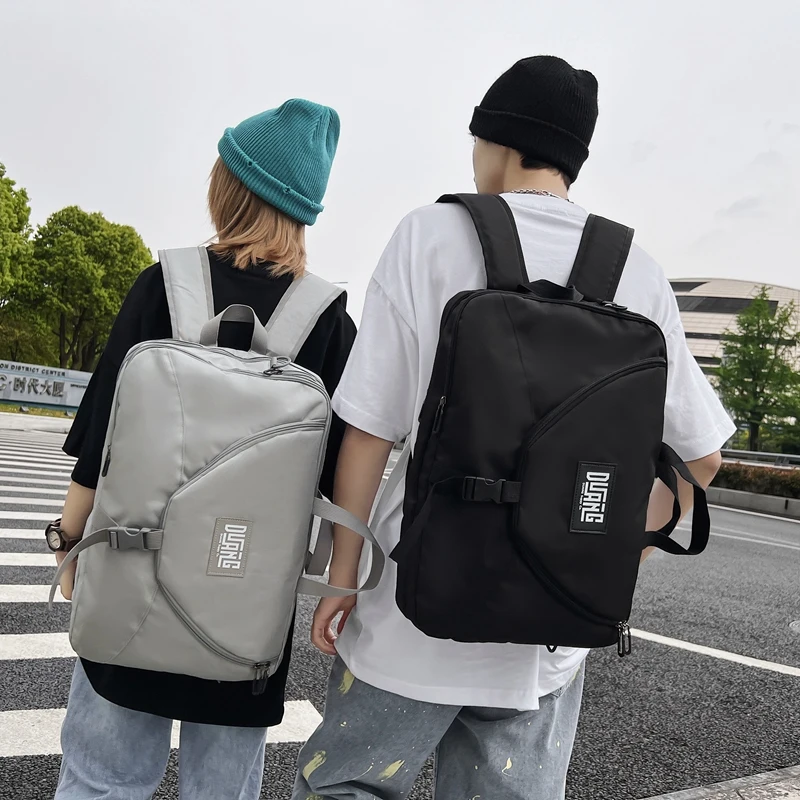 

Cool Oxford Men Women Shoulder Bags 17 inch Laptop Backpack Big Casual Young Girl Unisex Multi Pocket School Bag Large Capacity