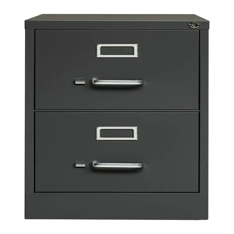 

Deep 2 Drawer Letter Width Vertical File Cabinet, Commercial Grade, Charcoal