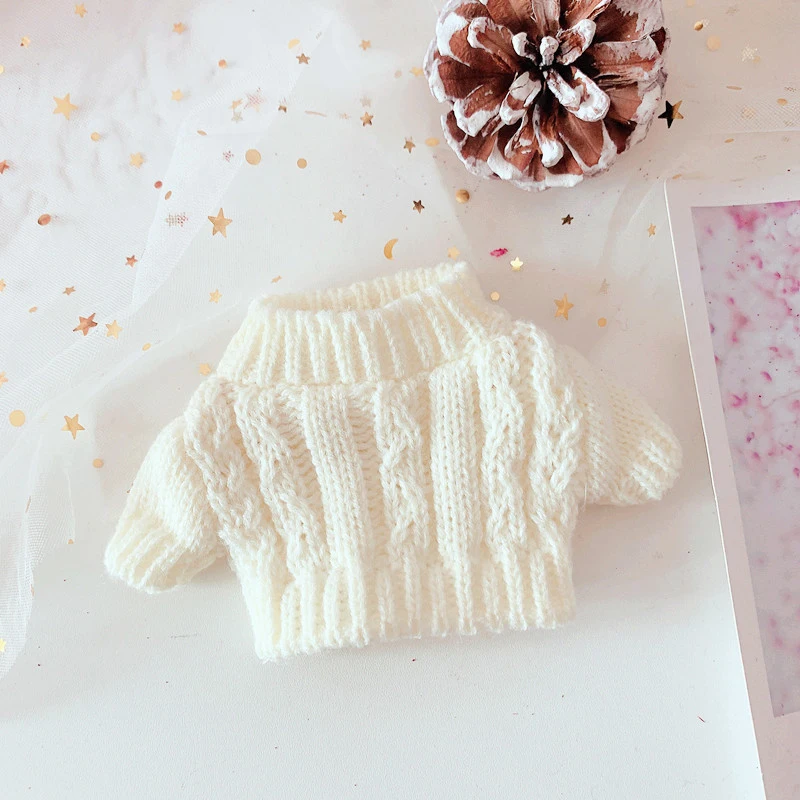 20cm Plush Doll Suit Sweater Shoe Body-Shape Doll Accessories Birthday Present Replaceable Clothes Toy Gift Movie Star Idol Doll