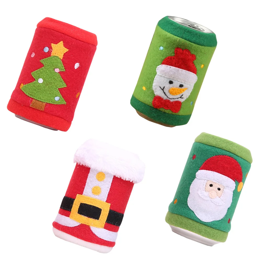 

Can Sleeves Christmas Bottle Sleeve Beer Cooler Soda Santa Covers Insulated Drink Cover Beveragethermocoolers Energyinsulator