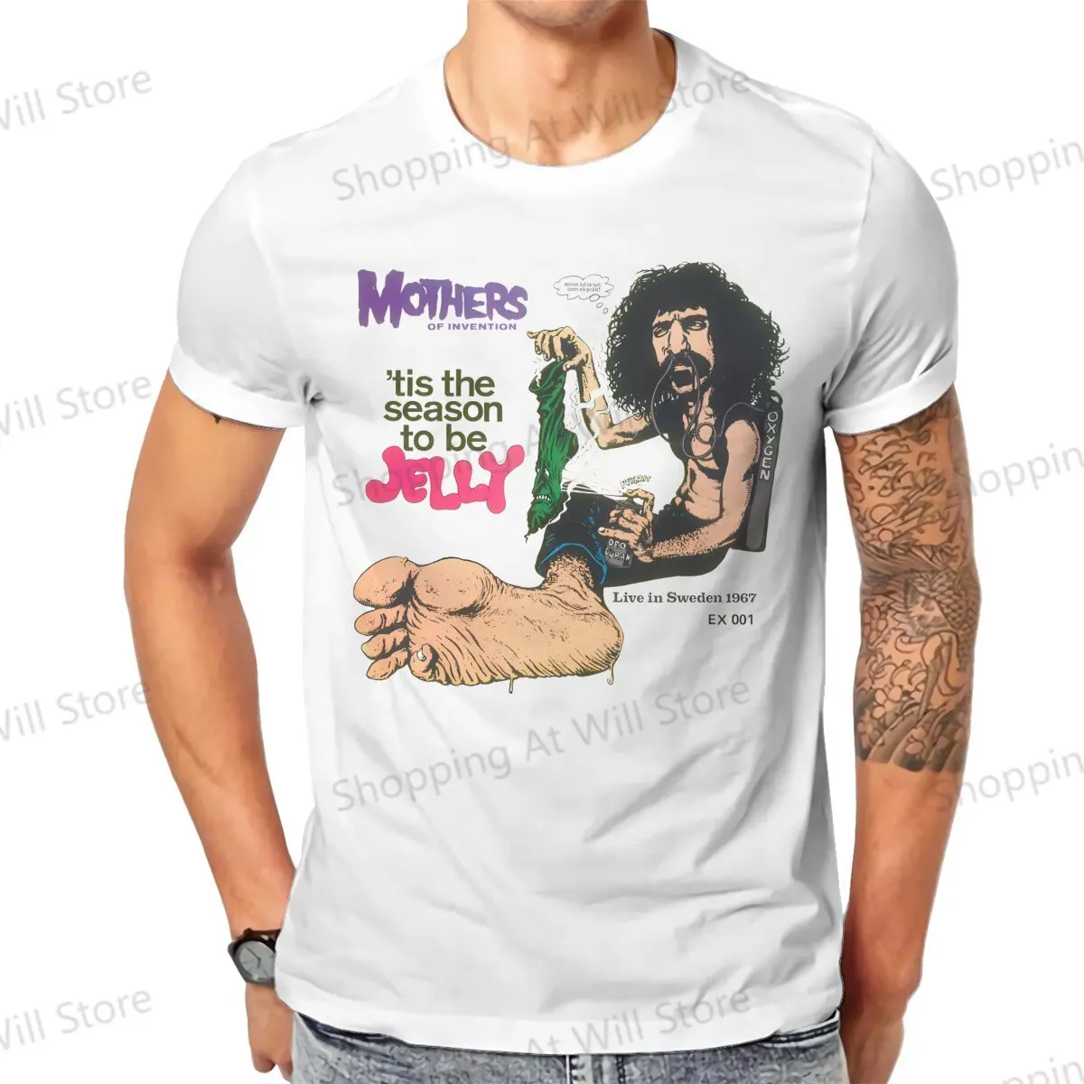 Фото Летние футболки унисекс Frank Zappa, летний топ, одежда для улицы №1
