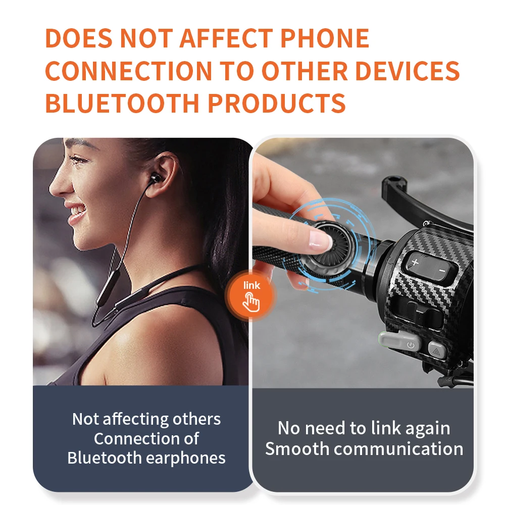 2023 Wireless Hands-free PTT Walkie Talkie Button Bluetooth-compatible for Android iOS for Zello Work