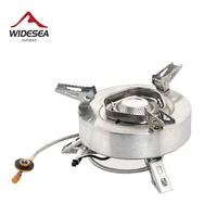 widesea camping tourist burner gas stove outdoor cookware portable furnace picnic barbecue equipment tourism supplies big power