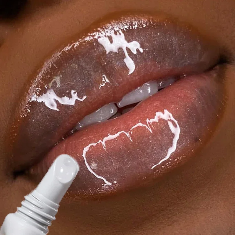 

Transparent Jelly Lips Oil Long Lasting Moisturizes Repairing Reduce Lip Fine Line Lip Blam Gel Sexy Plumping Serum Cares Makeup