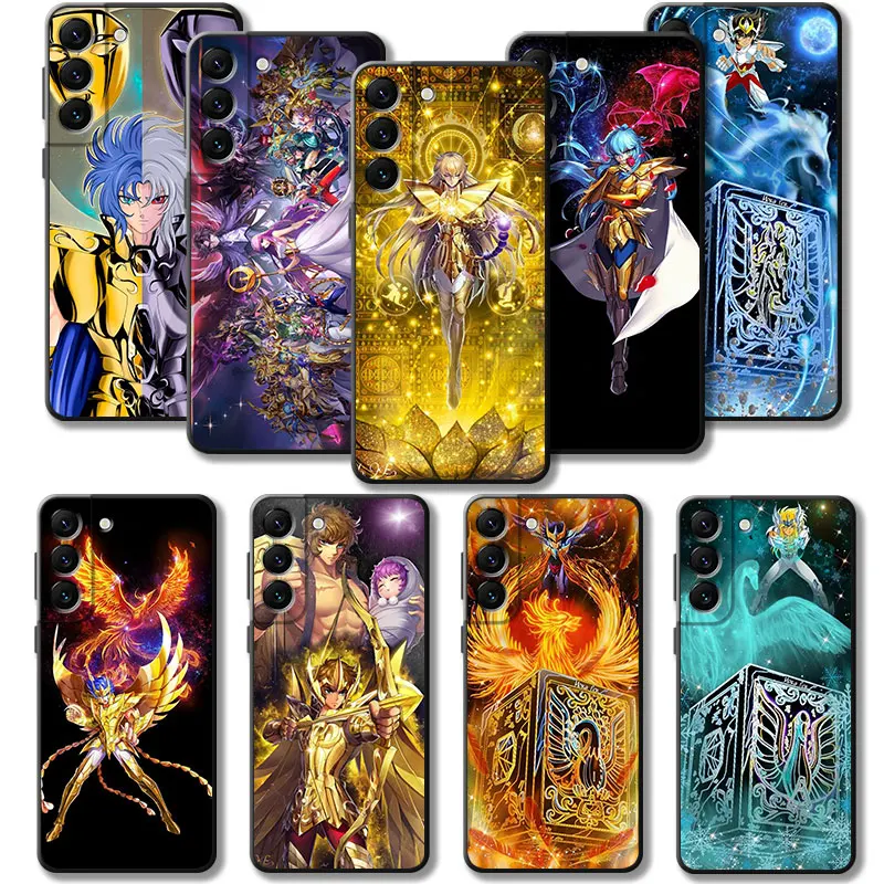 

Phone Coque Saint Seiya Matte For Samsung Galaxy S21 Plus S23 S22 Ultra 5G S20 FE S7 S9 S10e Note 20 10 S8 S10 Lite S20FE Note20