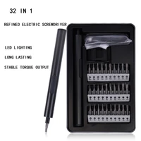 mini electric drill pen 32 in 1 multifunctional screwdriver household disassembly computer repair tool rechargeable
