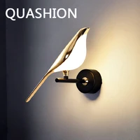 postmodern wall lamp simple magpie shaped wall light for tv background home decors lighting creative bedroom bedside sconce %d0%b1%d1%80%d0%b0