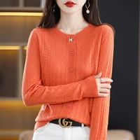 womens cardigan sweater spring and summer 2022 new loose outer wear thin solid color bottoming top coat hollow knitted sweater