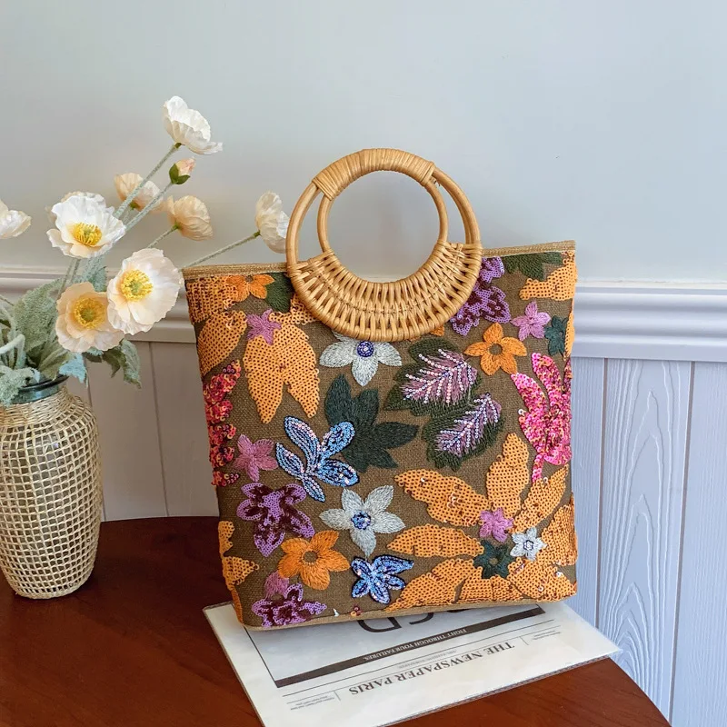 Текстурированная сумка-тоут в иностранном стиле осень 2023 новая женская сумка с