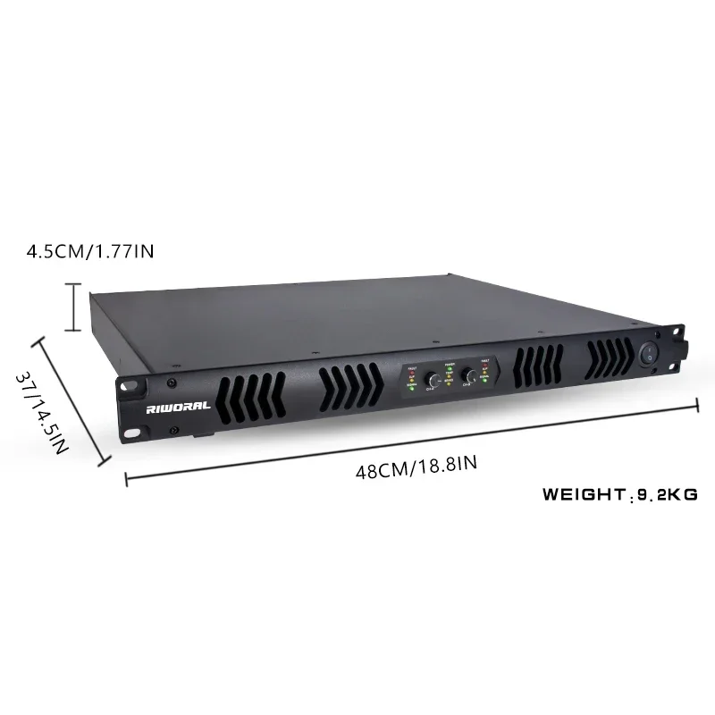 RPX-2 1U Профессиональный цифровой усилитель мощности 2500 Вт Усилитель уровня