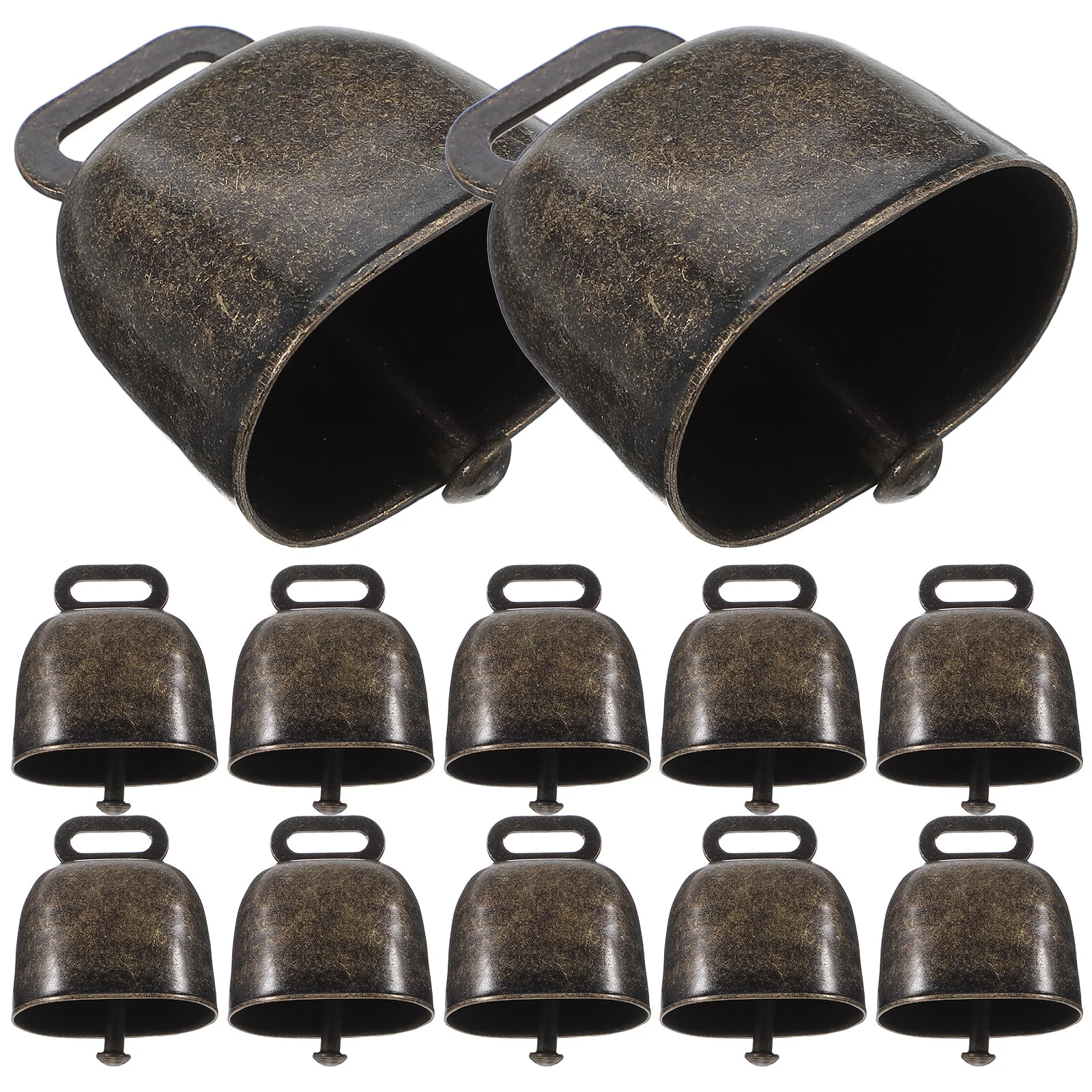 

Accessories Vintage Bell Decor Design Bells Retro Iron Hanging Pet Decorations DIY Metal Cattle Christmas