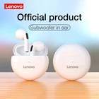 Оригинальные наушники Lenovo HT38 TWS, беспроводные наушники Bluetooth 5,0, водонепроницаемые спортивные наушники, наушники-вкладыши с шумоподавлением и микрофоном