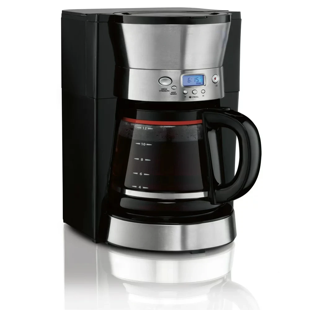 

Programmable Coffee Maker, 12 Cups, Black, 46895