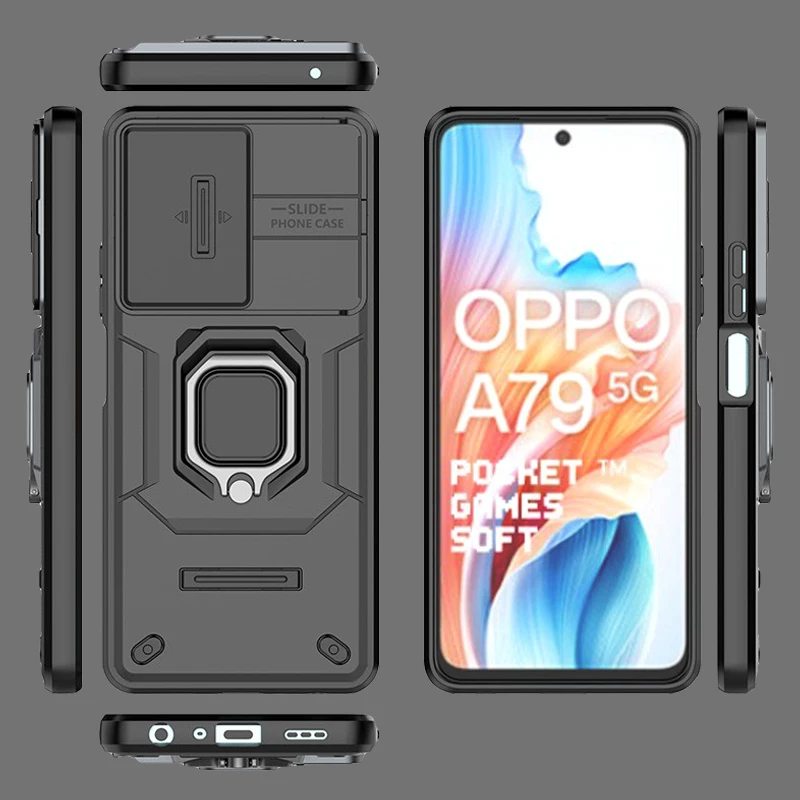 Для OPPO A79 5G чехол для 6 72 дюймов объектив скользящий оконный протектор