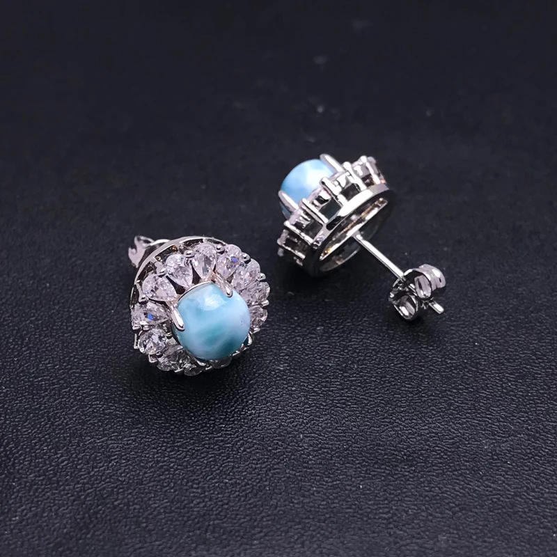 Женские серьги-гвоздики CSJ элегантные серьги из натурального стерлингового