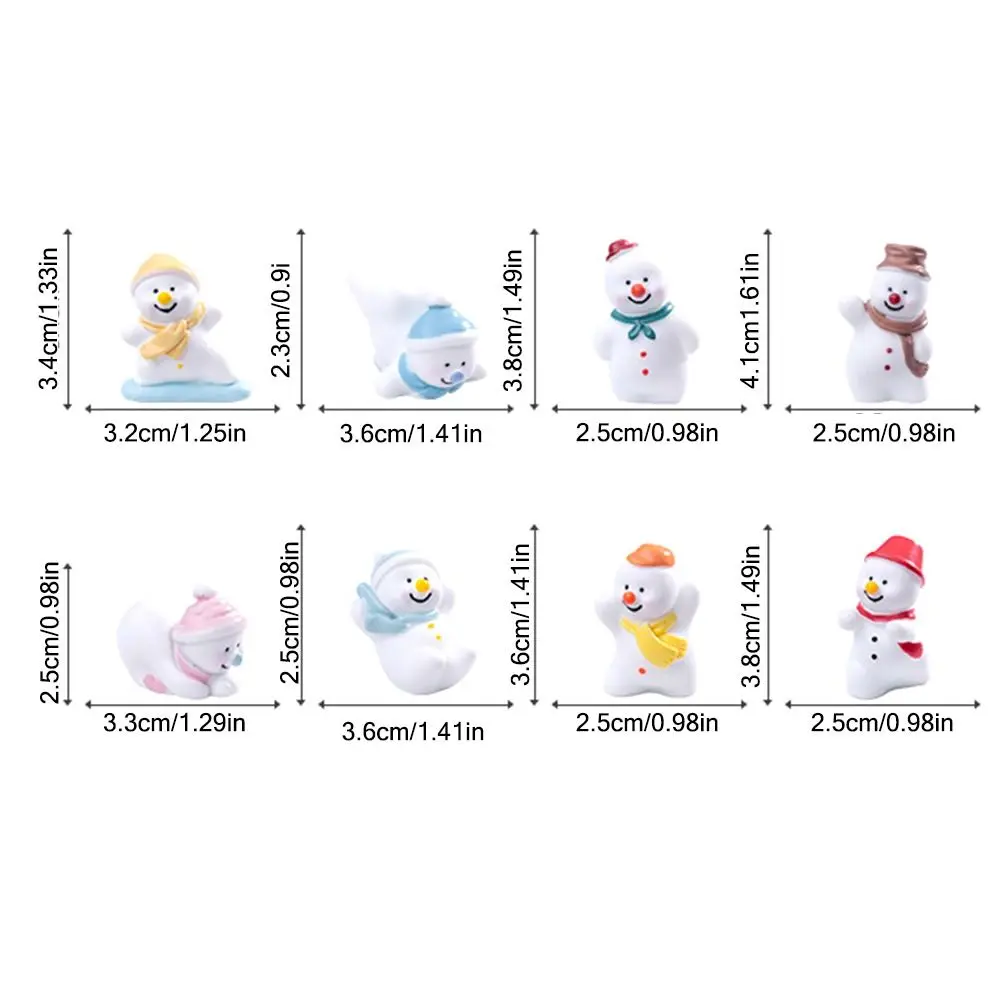 Креативная Рождественская мини-фотосессия белая мультяшная кукла снежного