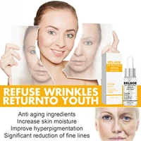 eelhoe 24k gold six peptides serum moisturizing firming facial skin hyaluronic acid anti wrinkle anti aging serum recover 15ml