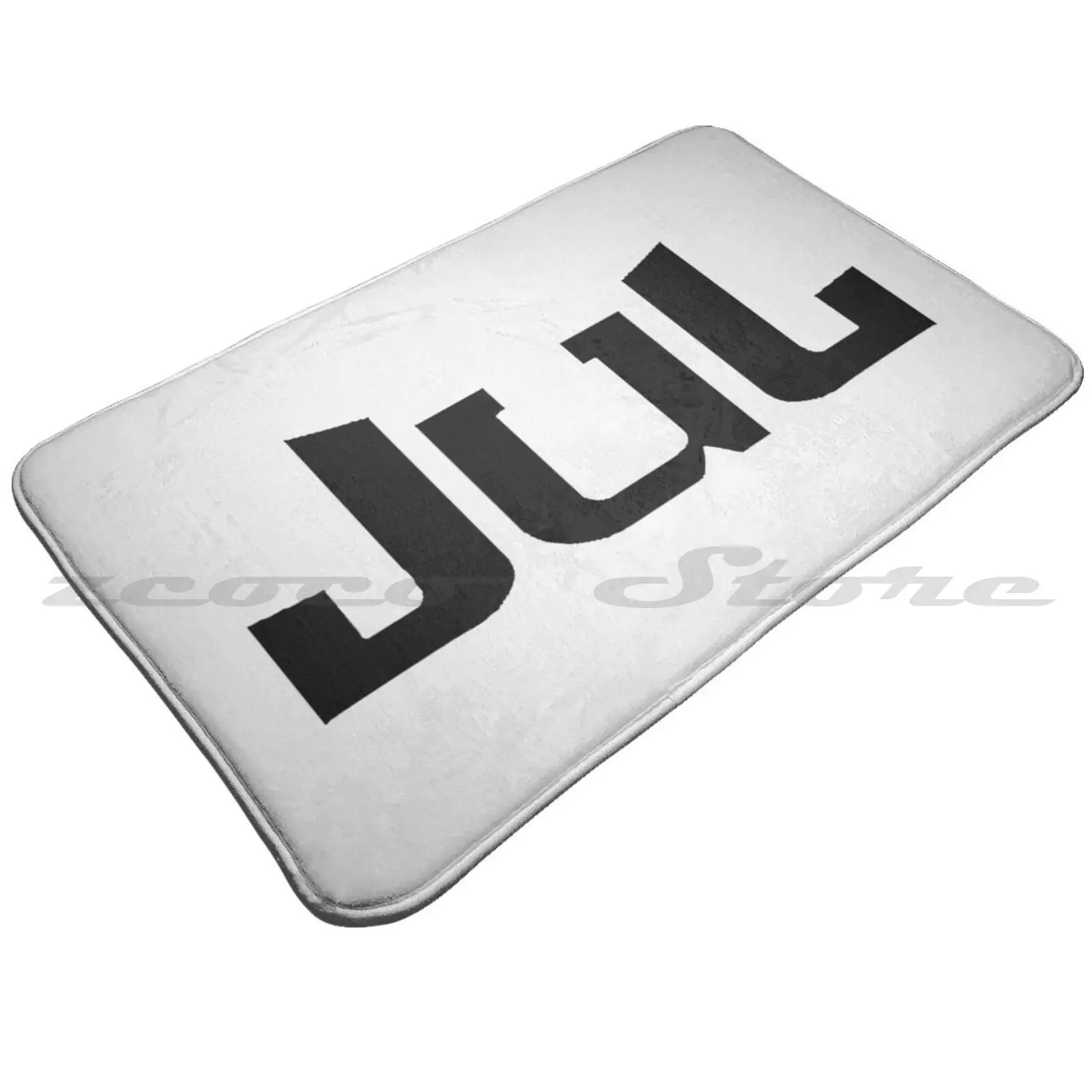 Жуль Рэп Футболка Мат Двери Не скользит Мягкий Впитывающий Воду Ковер Марсельский Рэперский Логотип Фанат Жюлиан Фристайл Тчикита НЛО.