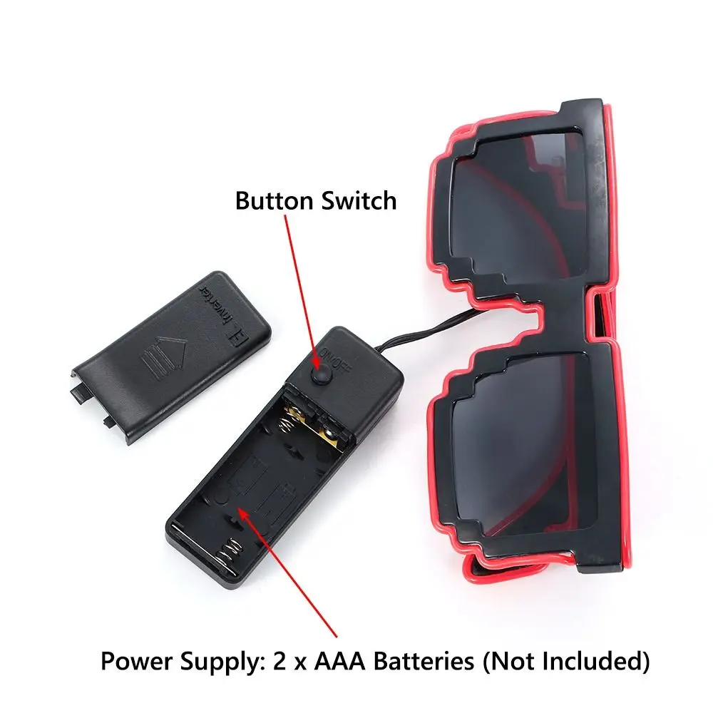 Беспроводная мозаика искусственные очки Хэллоуин Рождество день рождения