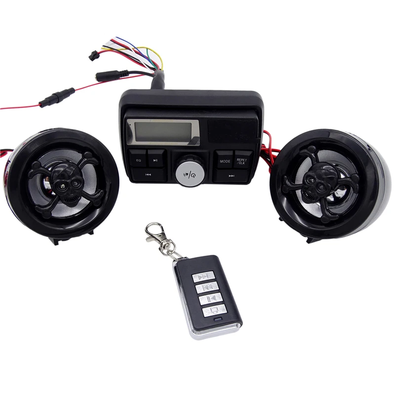 Skull Speaker Motorbike For Harley Honda