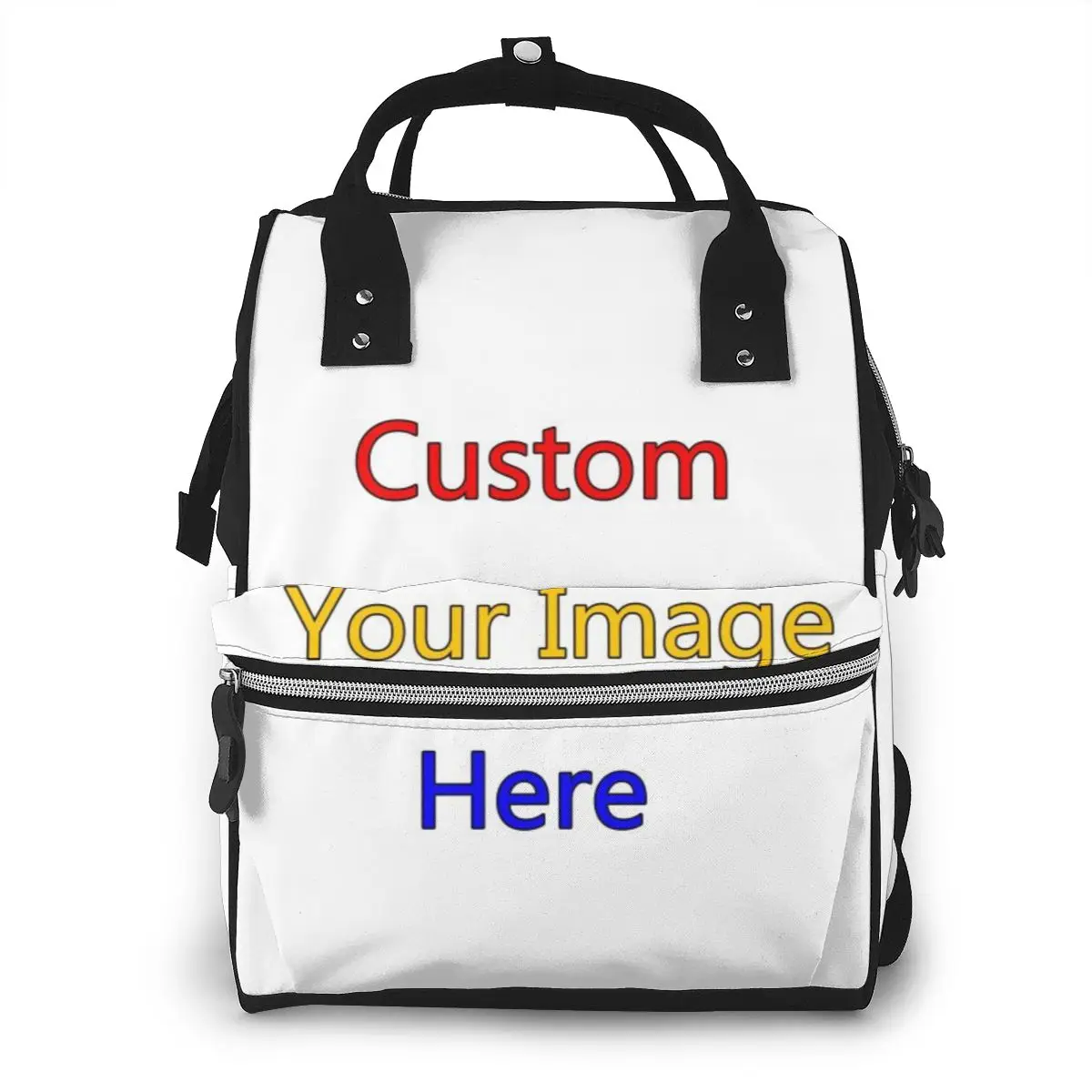 

Custom Dropshipping Fashion Mummy Backpack Large Capacity Maternal Nappy Baby Diaper Travel Tote Designer Bag for Mom Care