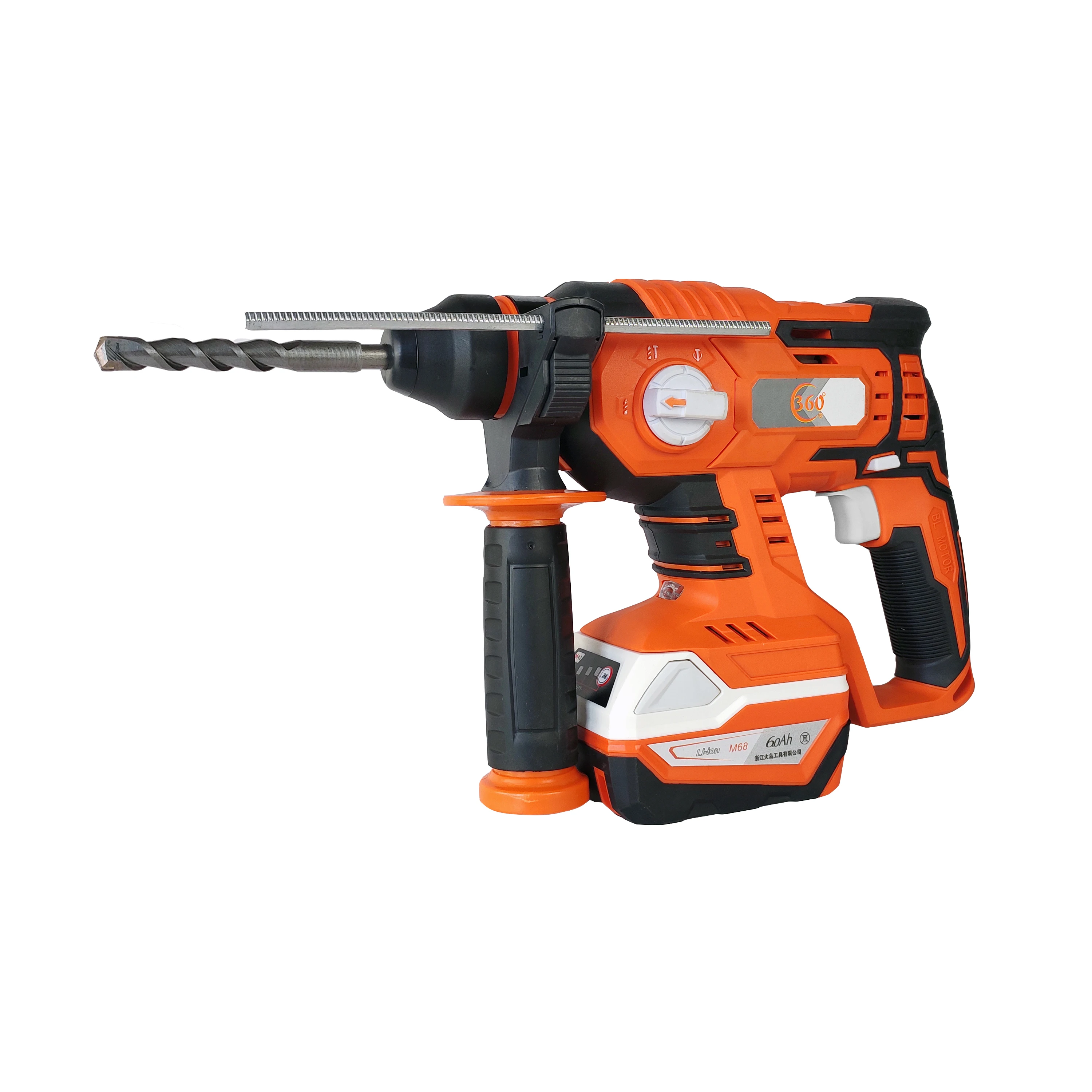

Lithium-ion 20v 4-actions Drill Nails Professional Electric Brushless Motor Cordless Rotary Hammer Drill