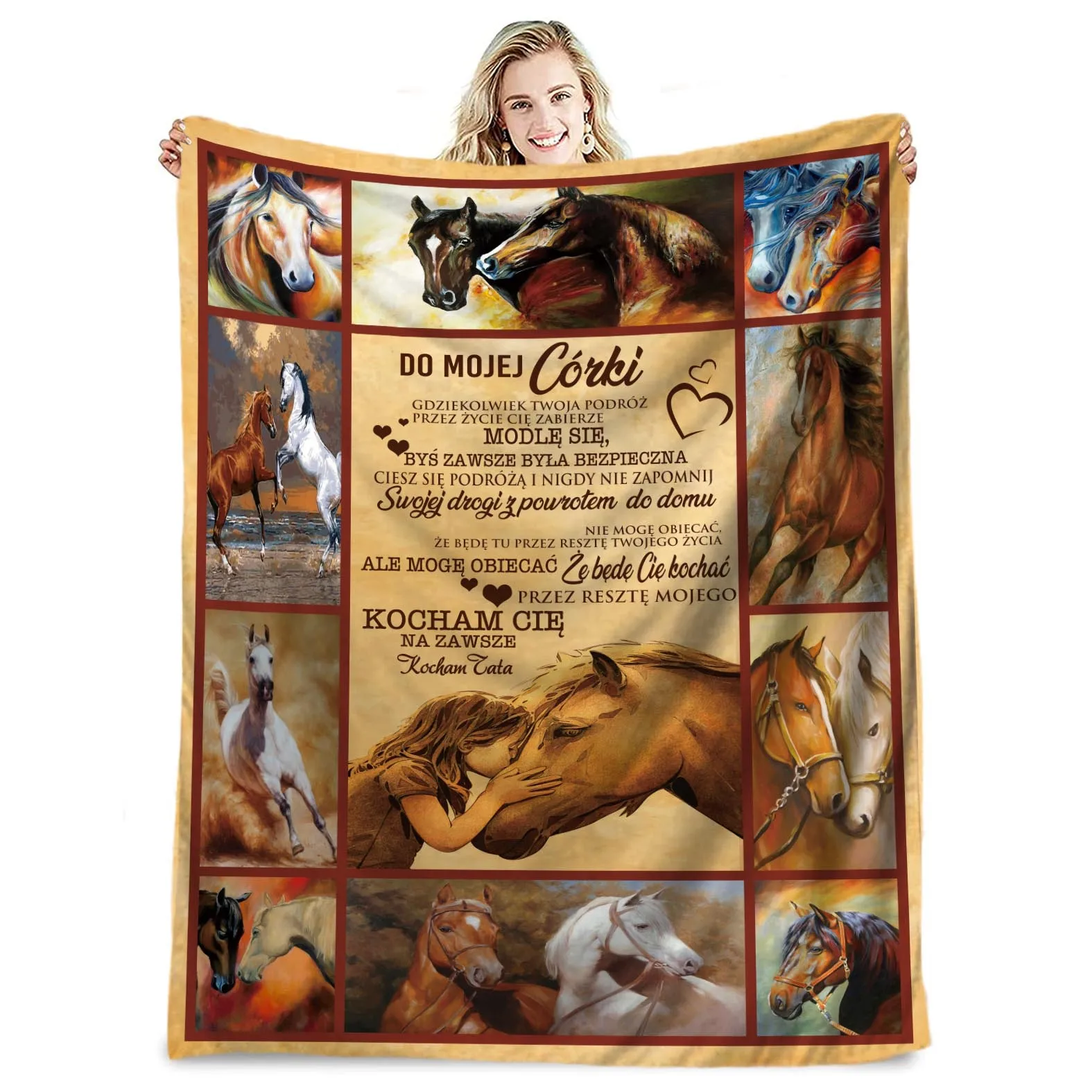 Конверт искусственное Клетчатое одеяло польский Зимний Рождественский подарок