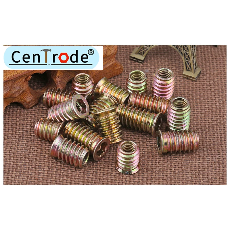 Гайка с потайной головкой шестигранная Встраиваемая гайка железные внутренние и