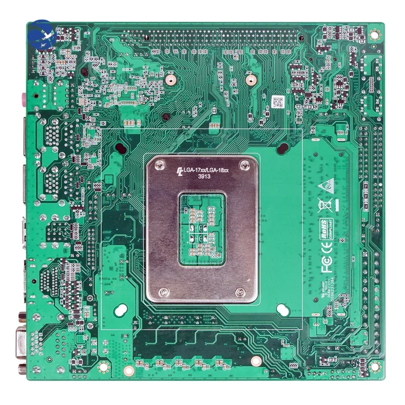 Фото Материнская плата Zunsia 17x17 ITX LGA1700 H610 B660 H670, набор микросхем PCI-E4.0 X16, слот с тройным дисплеем, компьютерная материнская плата с ОЗУ ПК №2