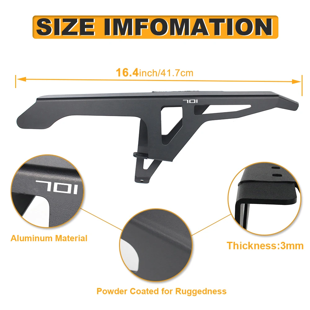 Подходит для Husqvarna 701 Enduro/LR Supermoto 2016-2024 GAS SM700 ES700 защита цепи мотоцикла крышка