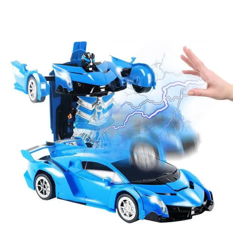 

32cm 1:12 RC Car Robot 2.4Ghz Induction Transformation Fighting Robots Modles Deformation Remote Control Cars Toy Gift for Boys