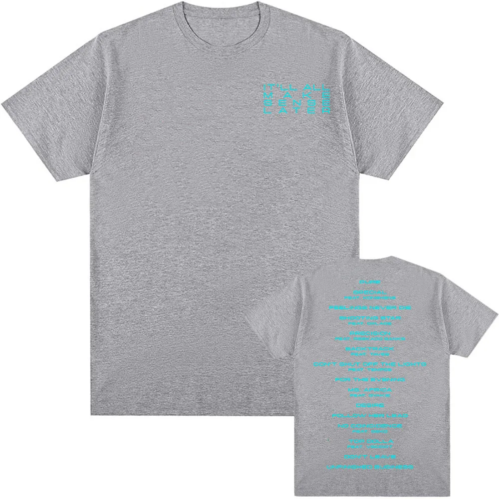 Eric Bellinger It'll All Make Sense Later Album Футболка Хлопок Мужчины Женщины Летняя футболка