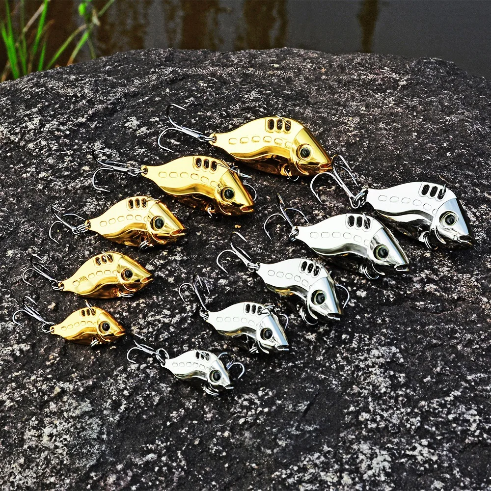 Профессиональная металлическая приманка BEROS 7/15/20/26g 3D EyesMetal Вибрирующая
