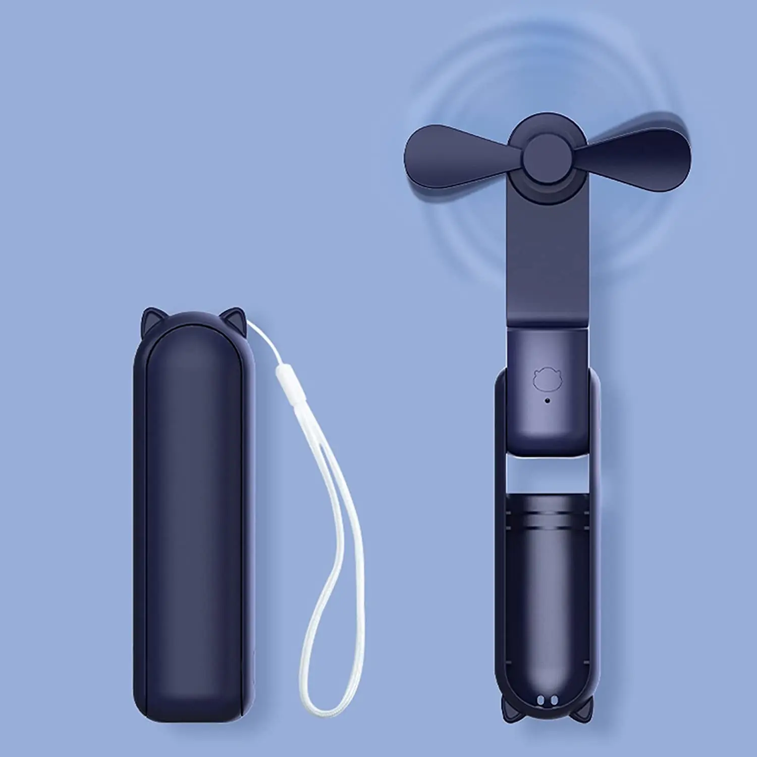 

Портативный мини-вентилятор с зарядкой от USB, маленький карманный вентилятор, Персональный вентилятор, вентилятор охлаждения воздуха, порт...