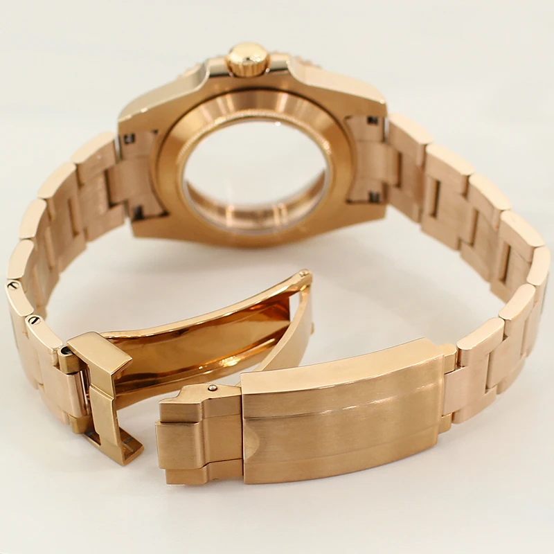 Feiyashi 40 мм корпус для часов из розового золота браслет Yacht-Master Seiko NH35 NH36 Miyota 8215 ETA2824