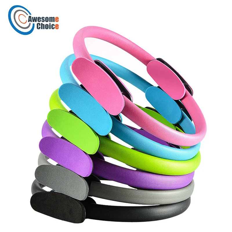 

38cm Yoga Fitness Pilates Ring Women Girls Circle Magic Dual Exercise Home Gym Workout Sports Lose Weight Body Resistance 5color