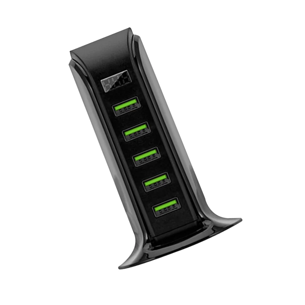 

USB Charging Station Adapter Smart Travel Adaptor 5 Port Digital Display