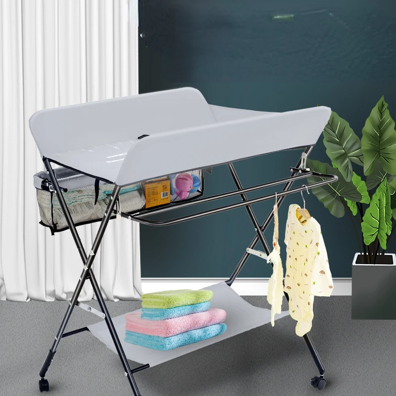 Multifunction Baby Changing Table Foldable Newborn Diaper Changing Tables Safety Care Station Infant Mats Dropshipping