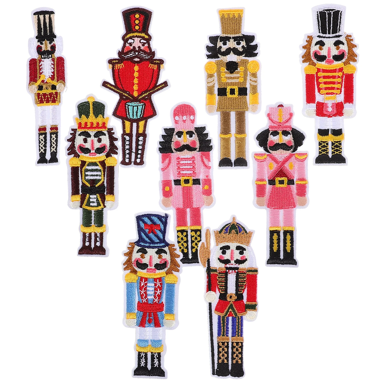 Швейные нашивки для одежды вышитые декор сделай сам ремонт Щелкунчик железная