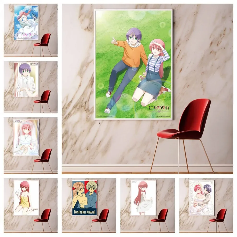

Аниме Tonikaku кавайное украшение художественный декор живопись домашний декор плакат комната бар настенный декор холст качественный плакат мультфильм CP